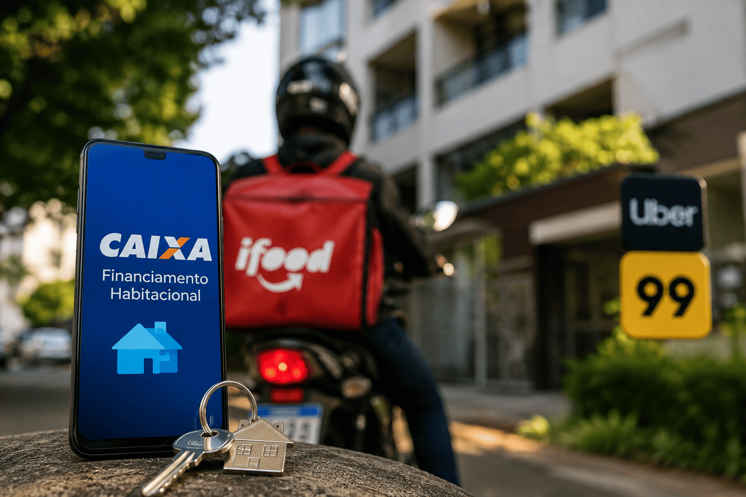 Motorista de aplicativo pode financiar uma casa pela Caixa? Entenda a nova regra de 2026