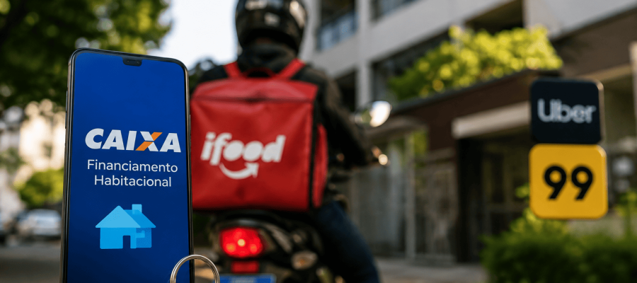 Motorista de aplicativo pode financiar uma casa pela Caixa? Entenda a nova regra de 2026